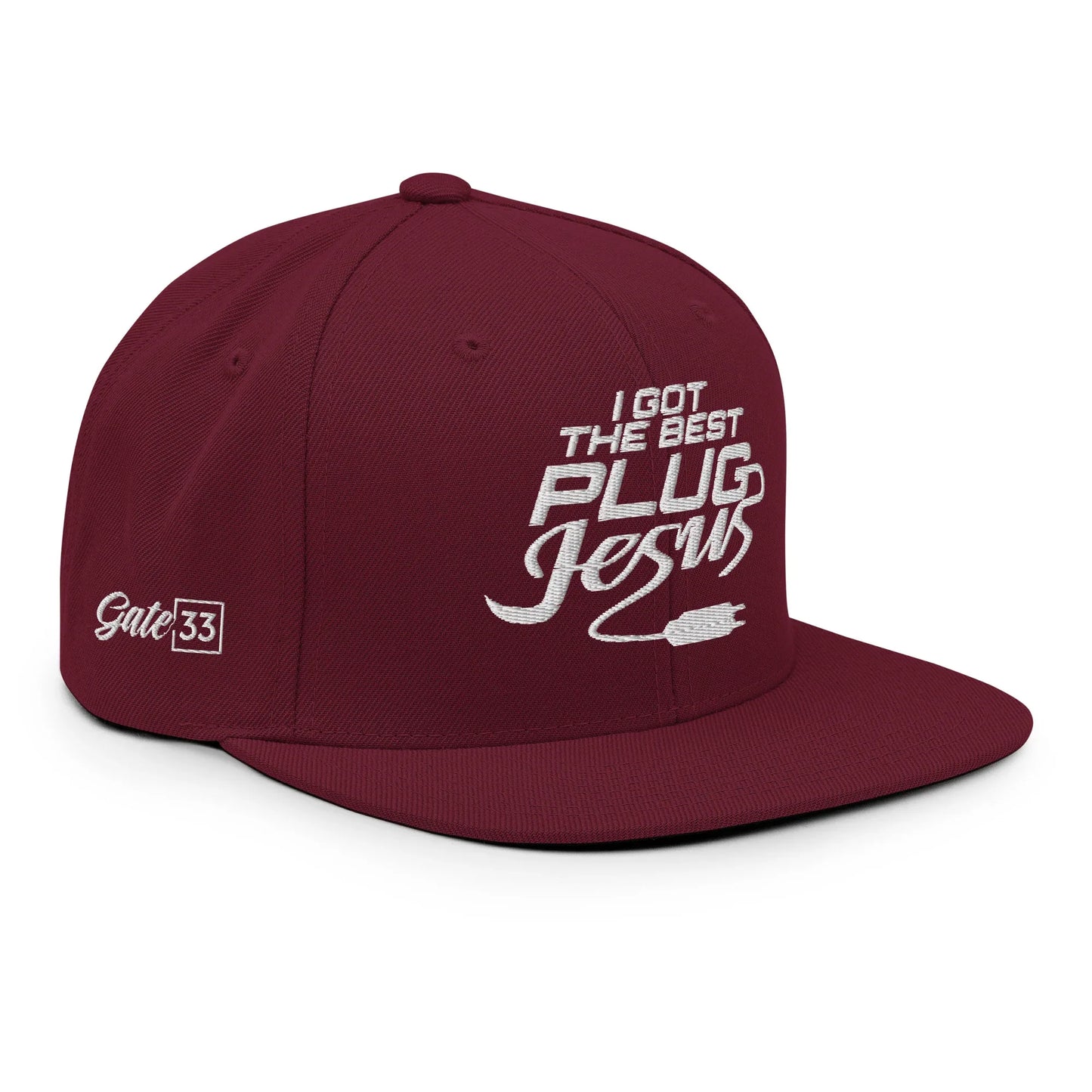 I GOT THE BEST PLUG Snapback Hat - Da G.A.T.E 33