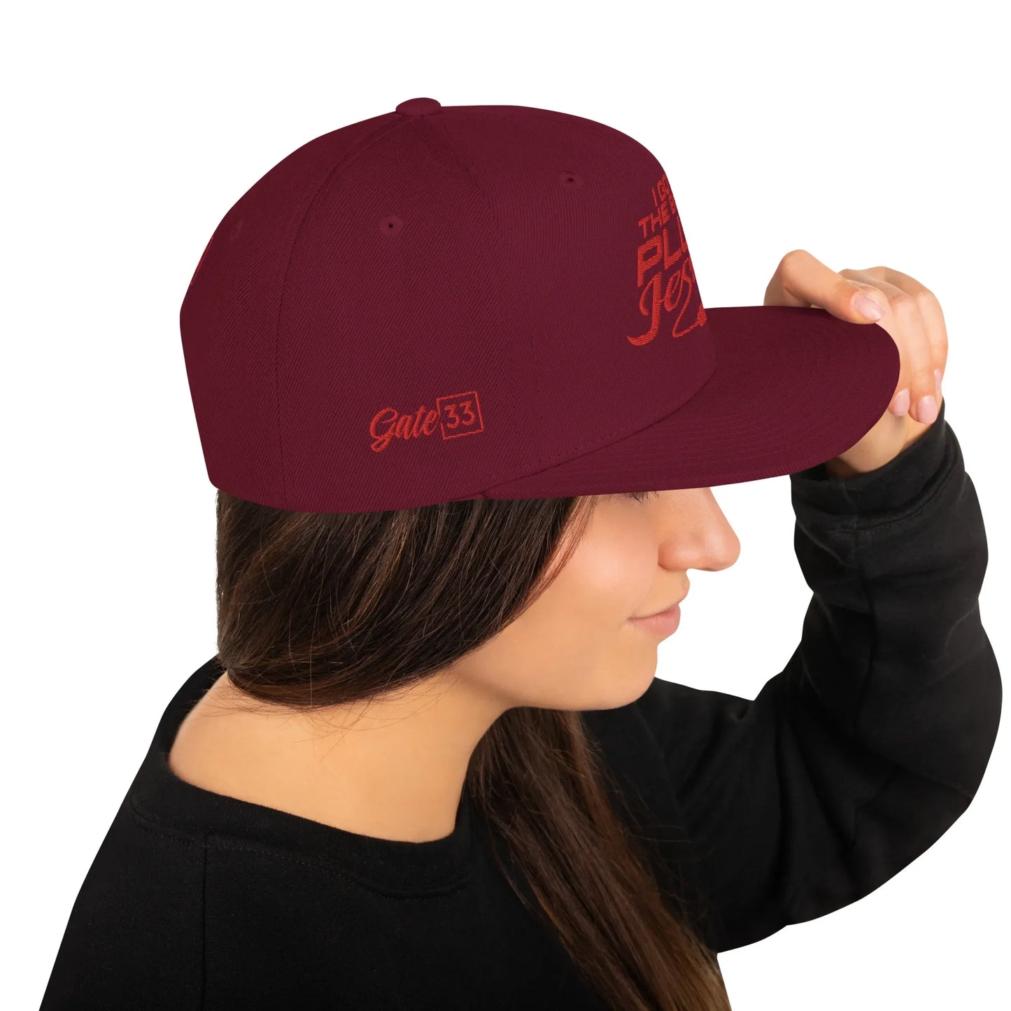 I GOT THE BEST PLUG Snapback Hat - Da G.A.T.E 33