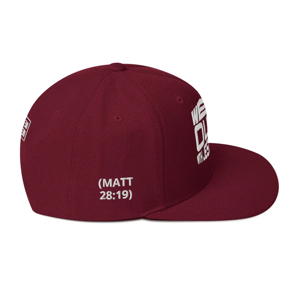 WE OUTSIDE-W-JESUS Snapback Hat - Da G.A.T.E 33