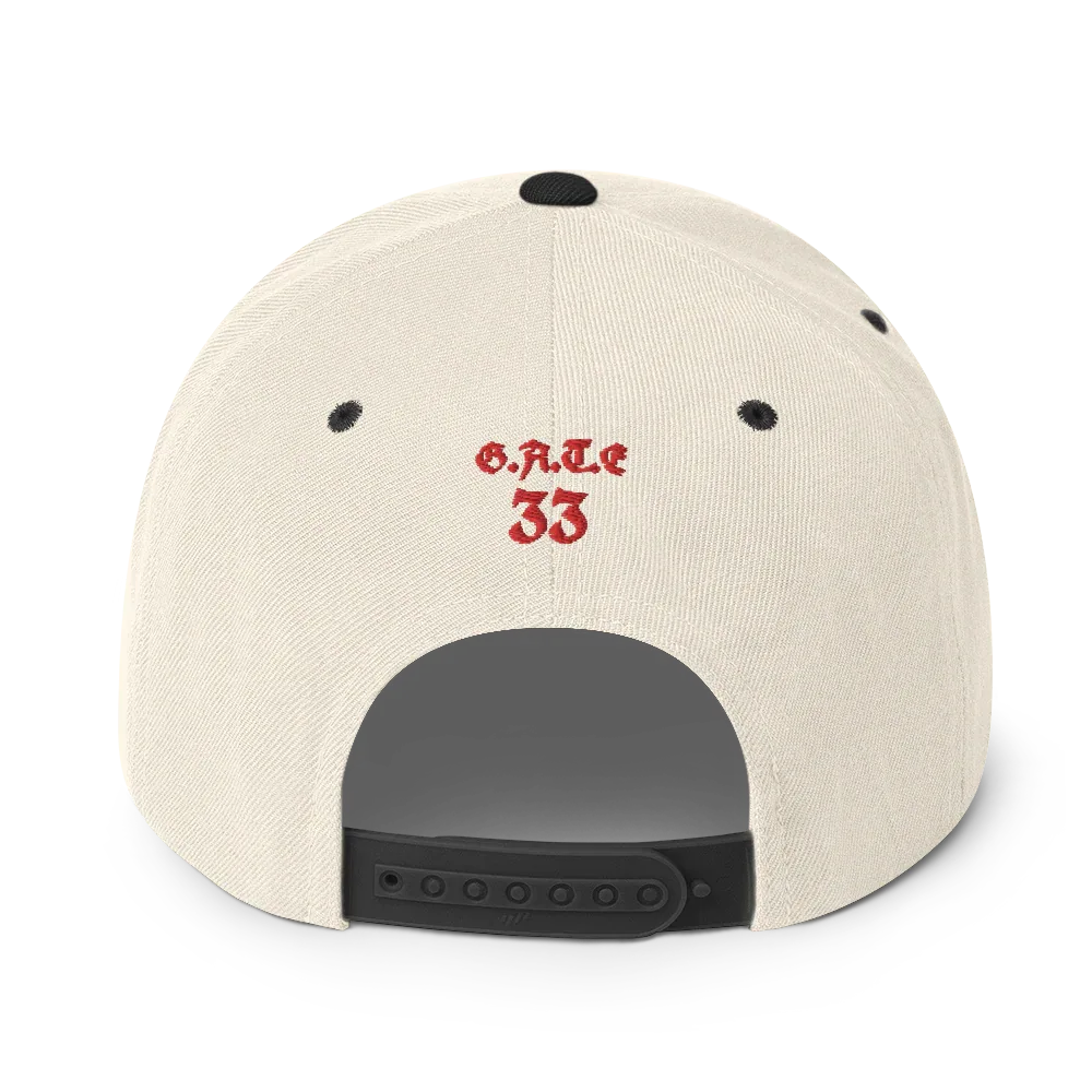 OG33 Snapback Hat - Da G.A.T.E 33