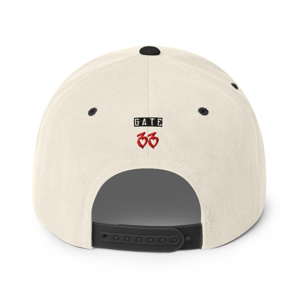 DA GATE 33 Snapback Hat - Da G.A.T.E 33