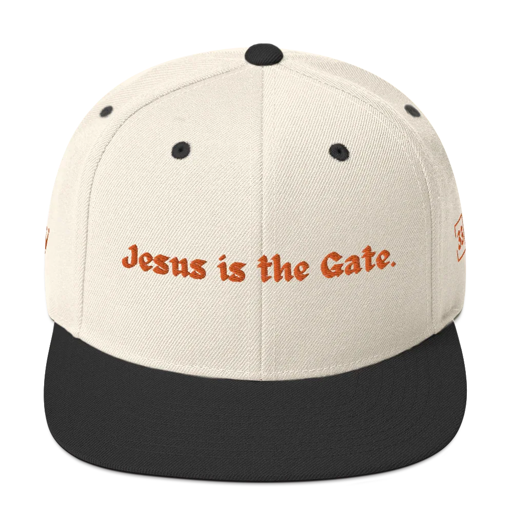 Jesus is the Gate. Snapback Hat - Da G.A.T.E 33
