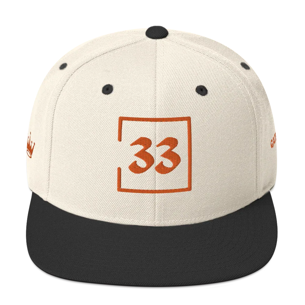 33 Snapback Hat - Da G.A.T.E 33