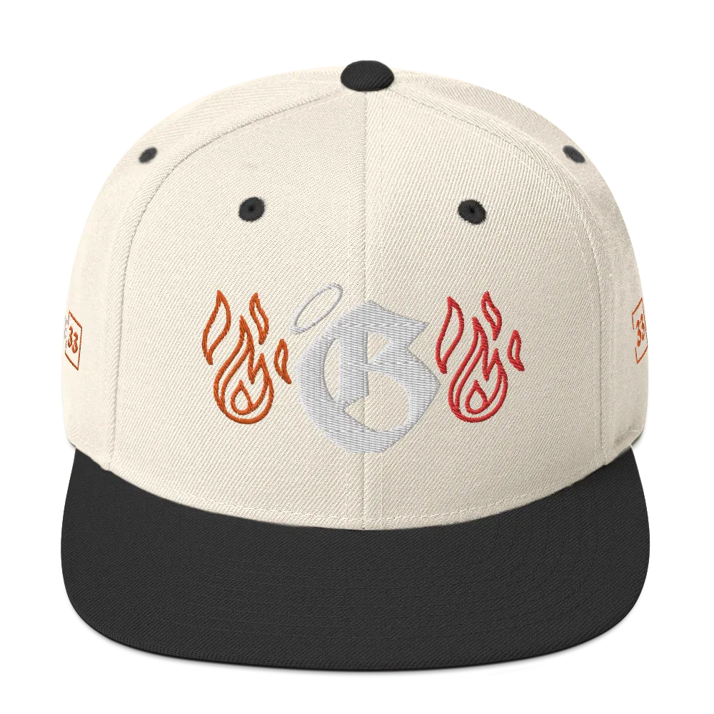 G Flames Snapback Hat - Da G.A.T.E 33