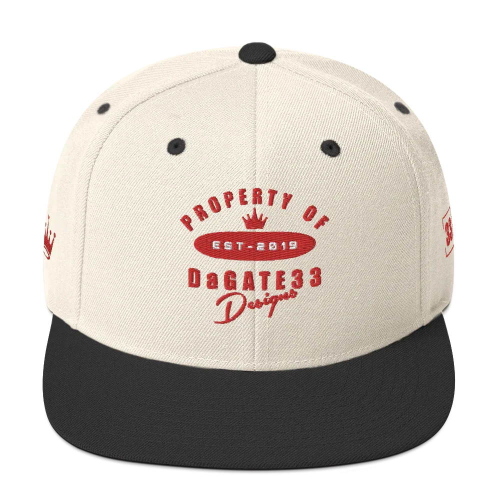 Gate33 Pro Snapback Hat - Da G.A.T.E 33