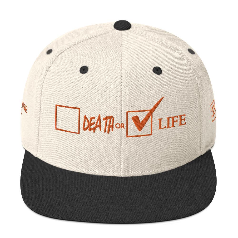 CHOOSE LIFE.Snapback Hat - Da G.A.T.E 33