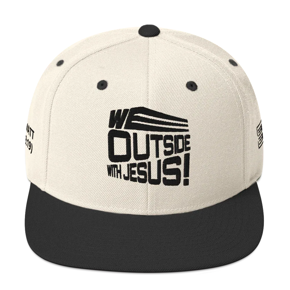 WE OUTSIDE-W-JESUS Snapback Hat - Da G.A.T.E 33