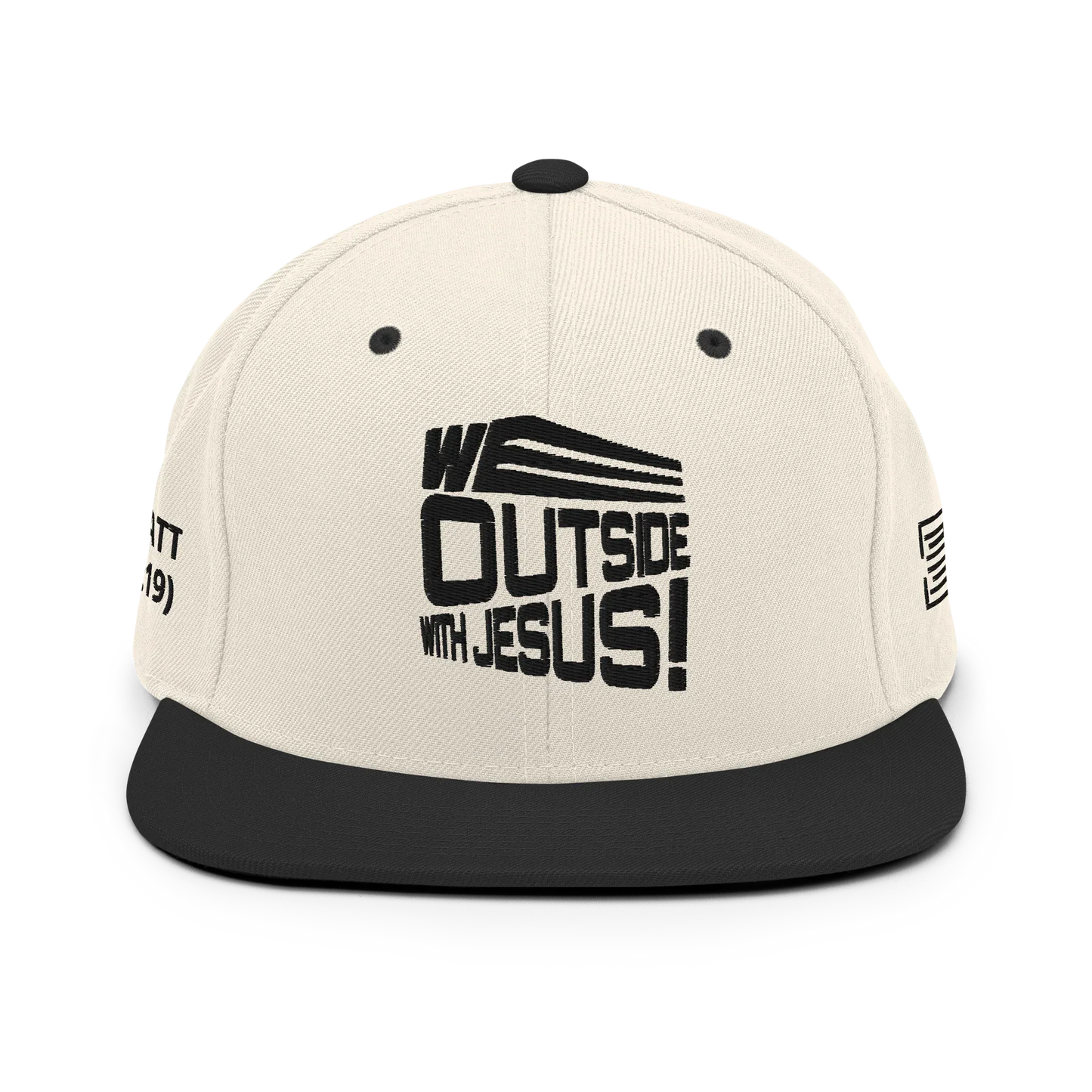 WE OUTSIDE-W-JESUS Snapback Hat - Da G.A.T.E 33