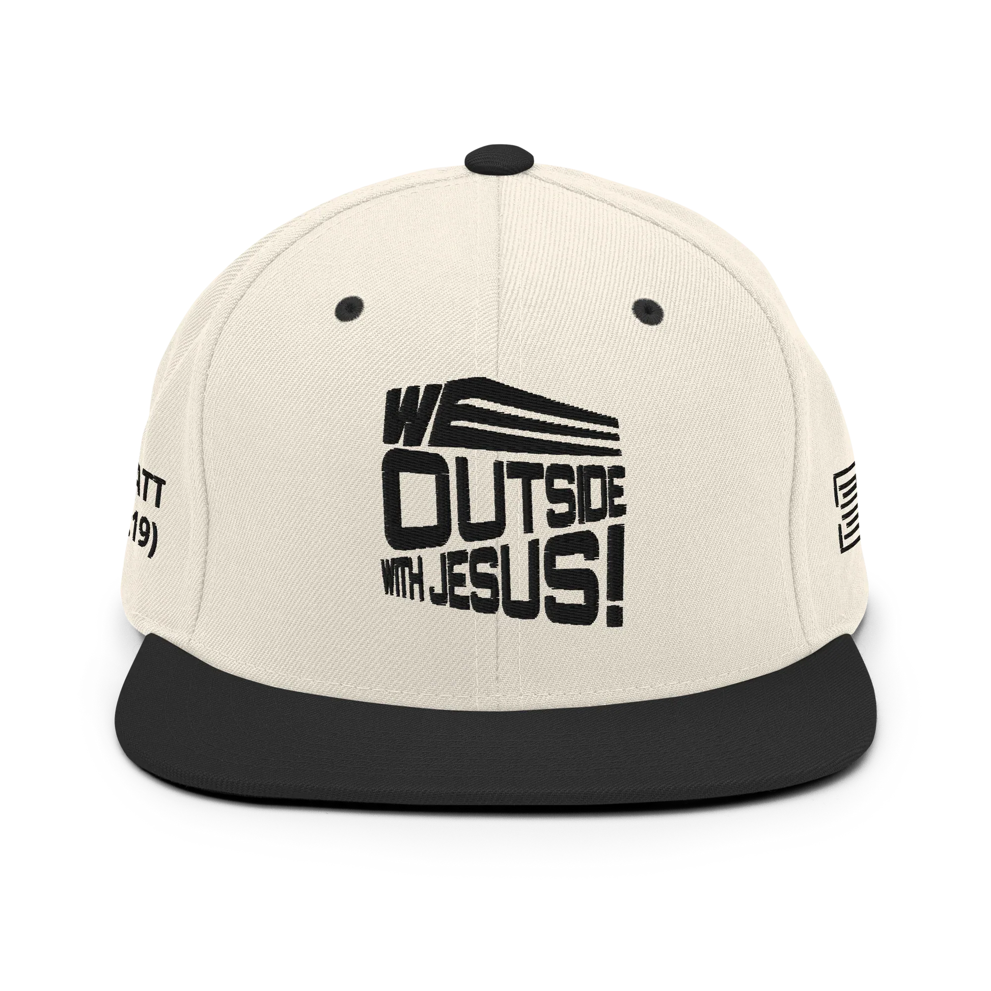 WE OUTSIDE-W-JESUS Snapback Hat - Da G.A.T.E 33