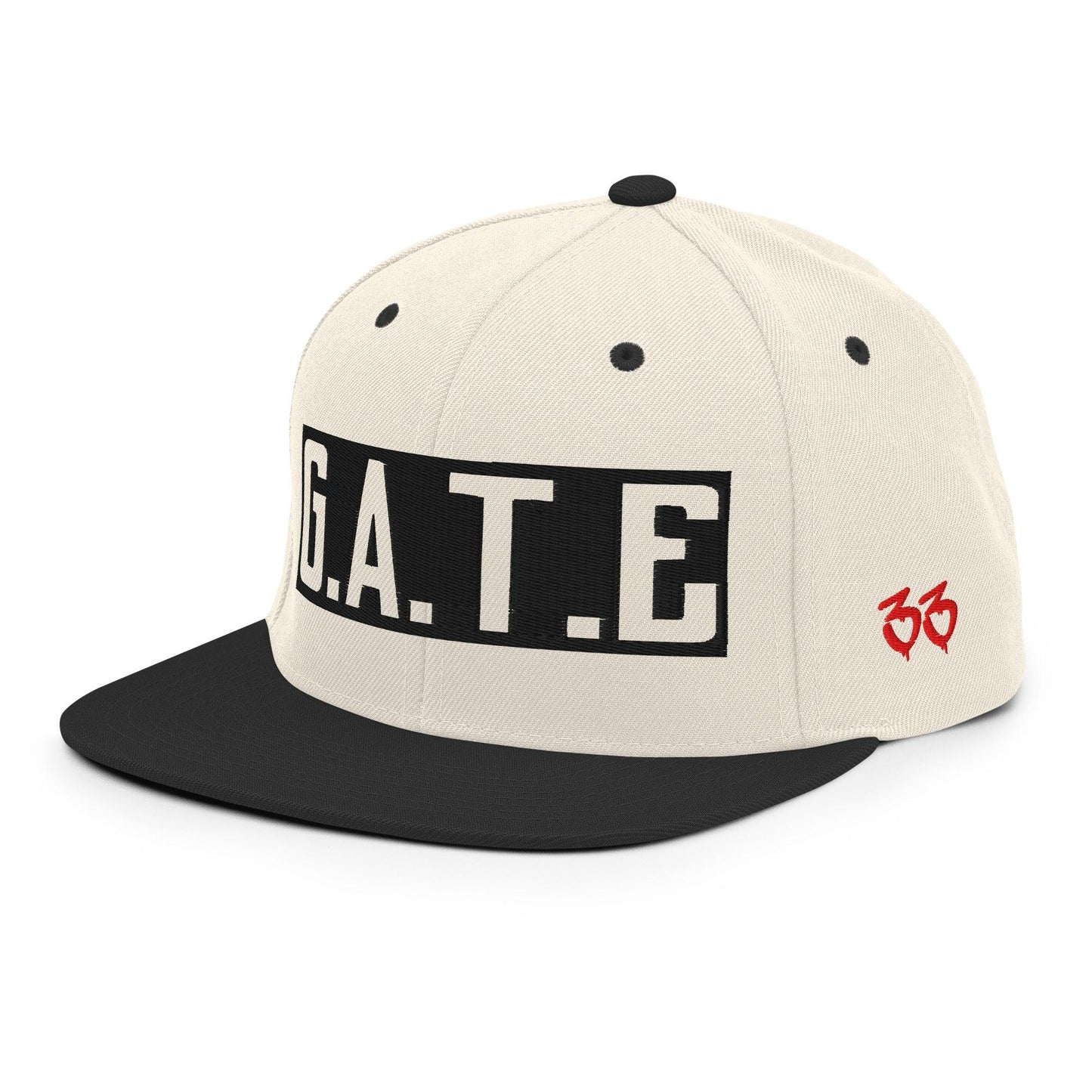 DA GATE 33 Snapback Hat - Da G.A.T.E 33