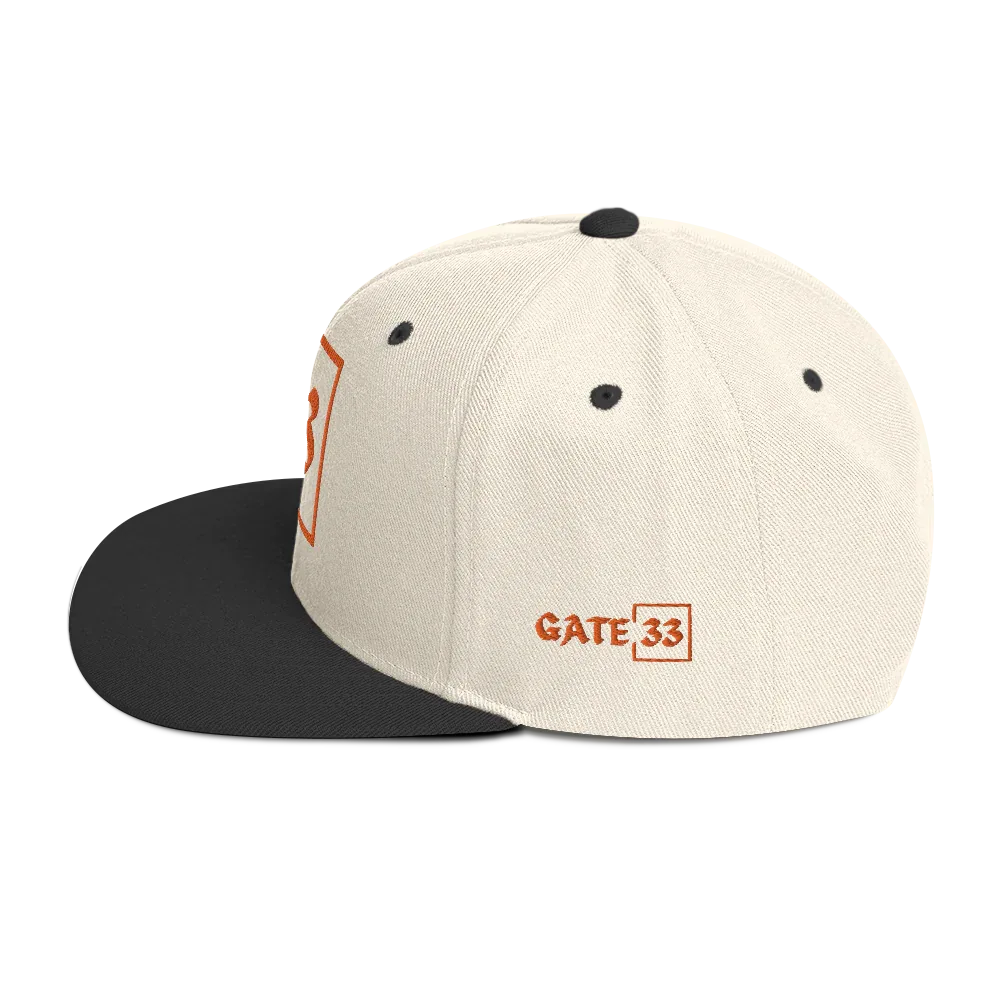 33 Snapback Hat - Da G.A.T.E 33