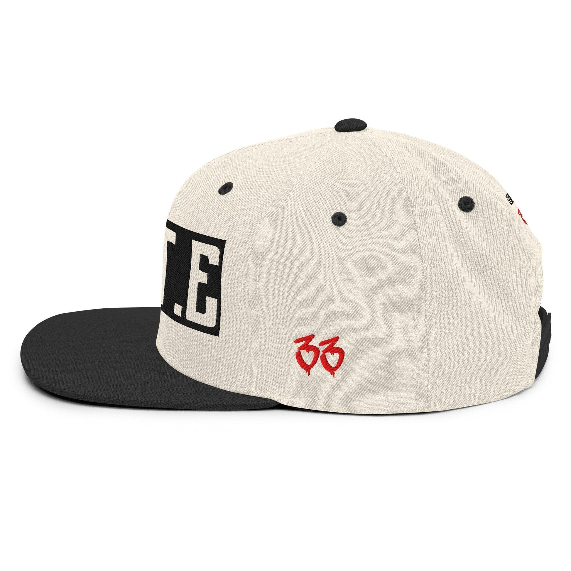 DA GATE 33 Snapback Hat - Da G.A.T.E 33