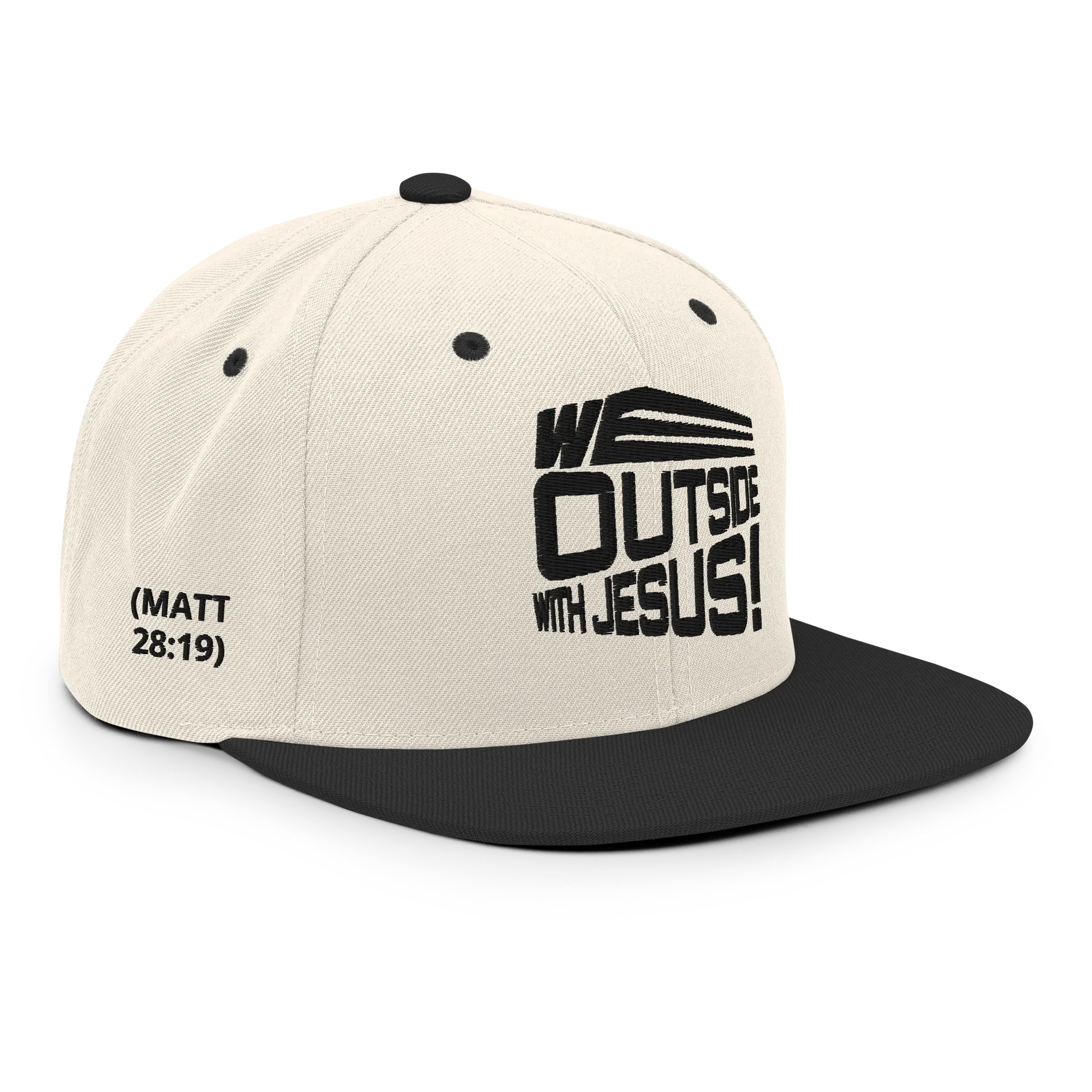 WE OUTSIDE-W-JESUS Snapback Hat - Da G.A.T.E 33
