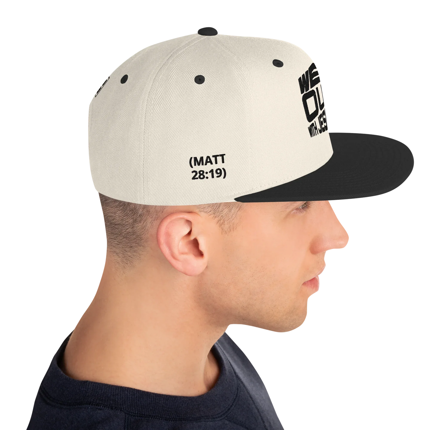 WE OUTSIDE-W-JESUS Snapback Hat - Da G.A.T.E 33