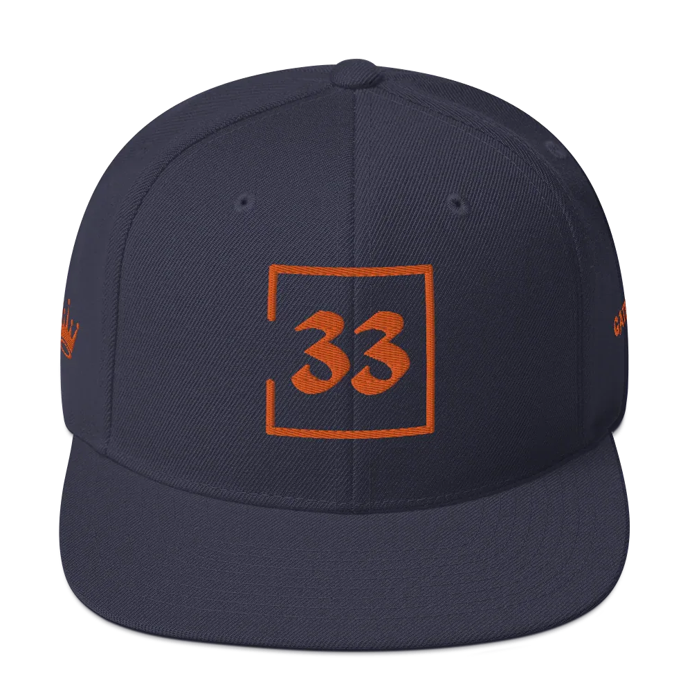 33 Snapback Hat - Da G.A.T.E 33