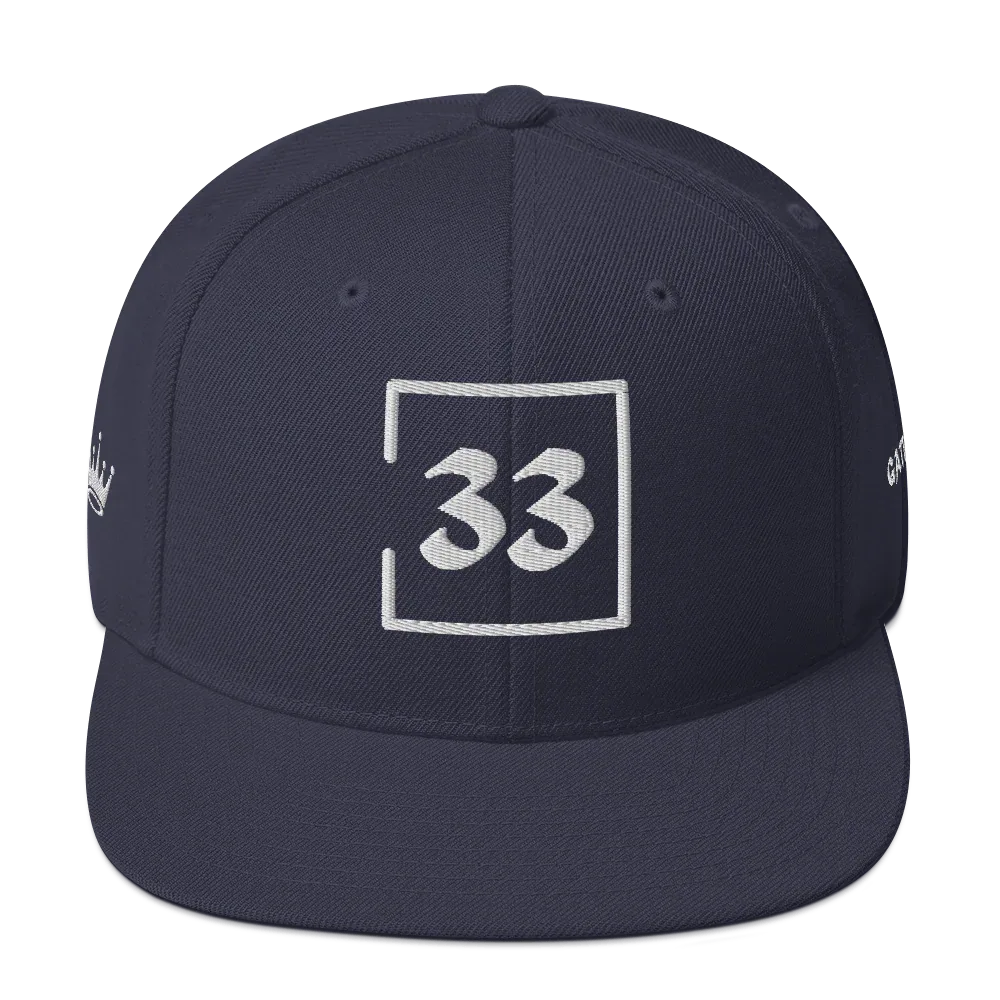 33 Snapback Hat - Da G.A.T.E 33