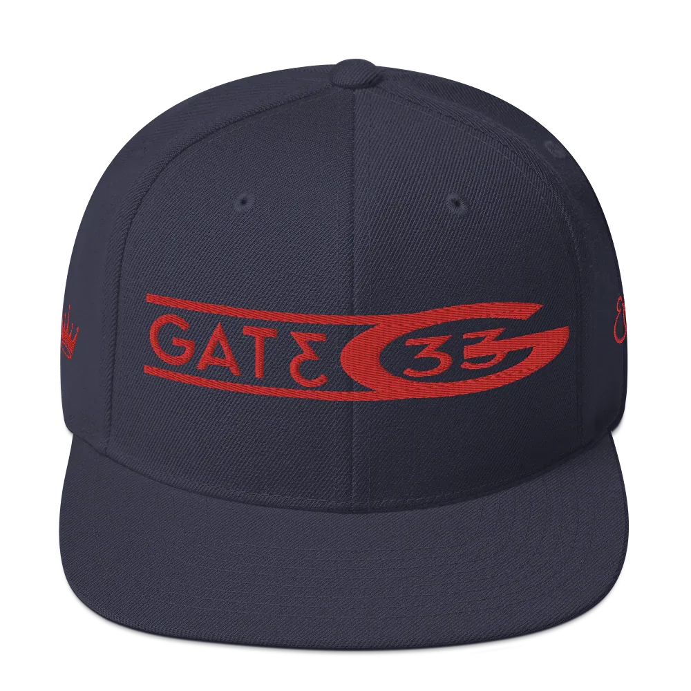 Gate33 Snapback Hat - Da G.A.T.E 33