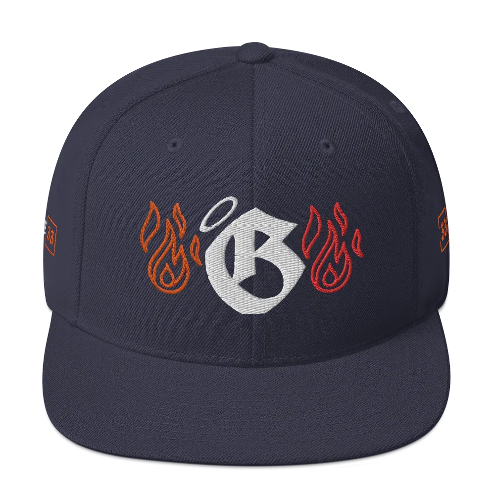 G Flames Snapback Hat - Da G.A.T.E 33