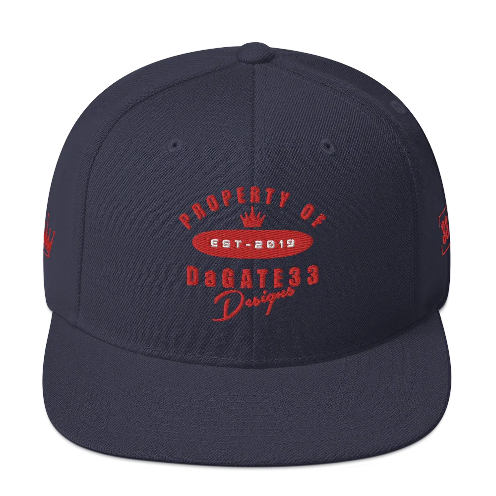 Gate33 Pro Snapback Hat - Da G.A.T.E 33
