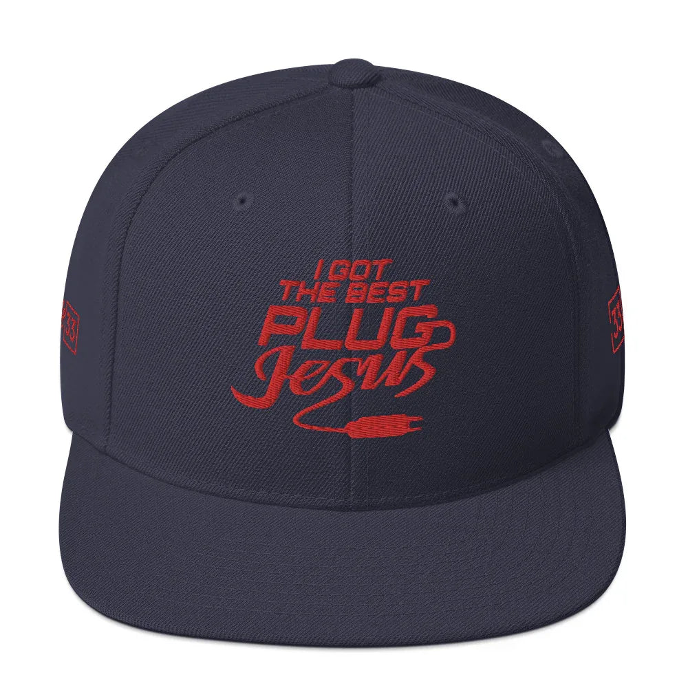 I GOT THE BEST PLUG Snapback Hat - Da G.A.T.E 33