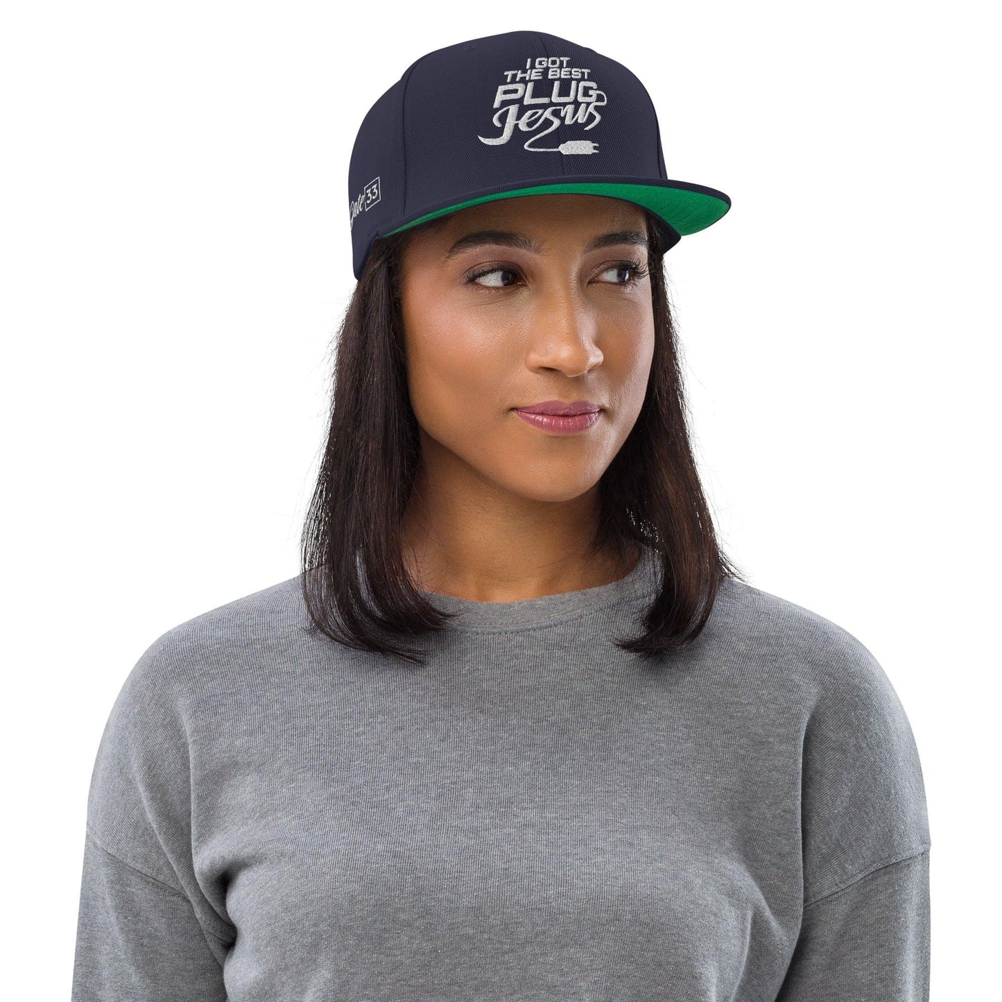 I GOT THE BEST PLUG Snapback Hat - Da G.A.T.E 33