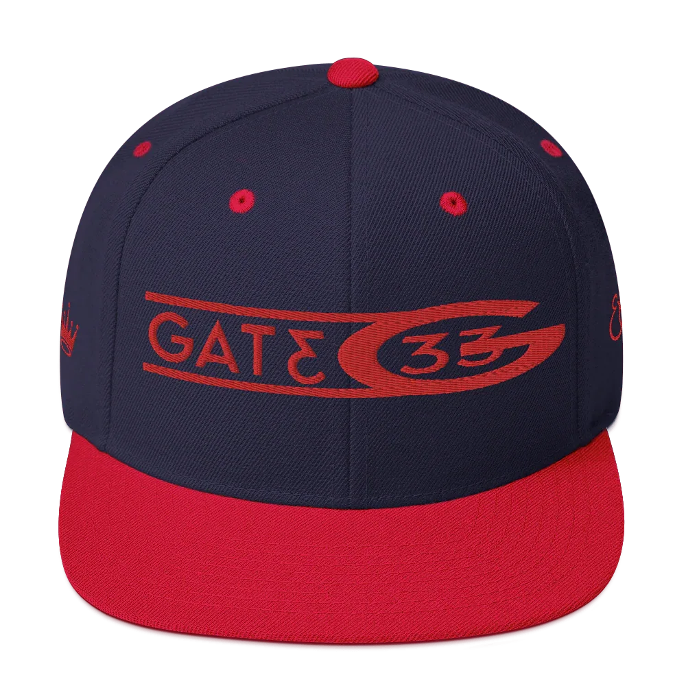 Gate33 Snapback Hat - Da G.A.T.E 33