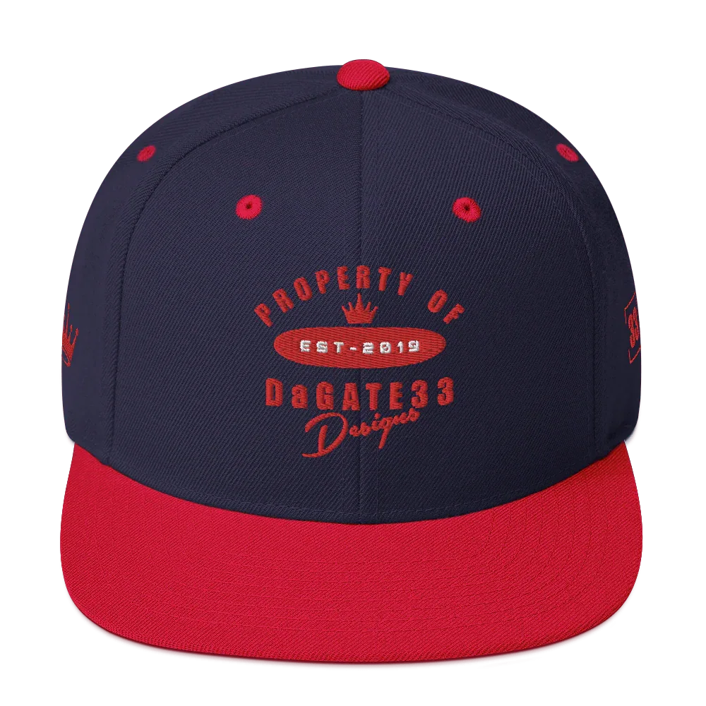 Gate33 Pro Snapback Hat - Da G.A.T.E 33