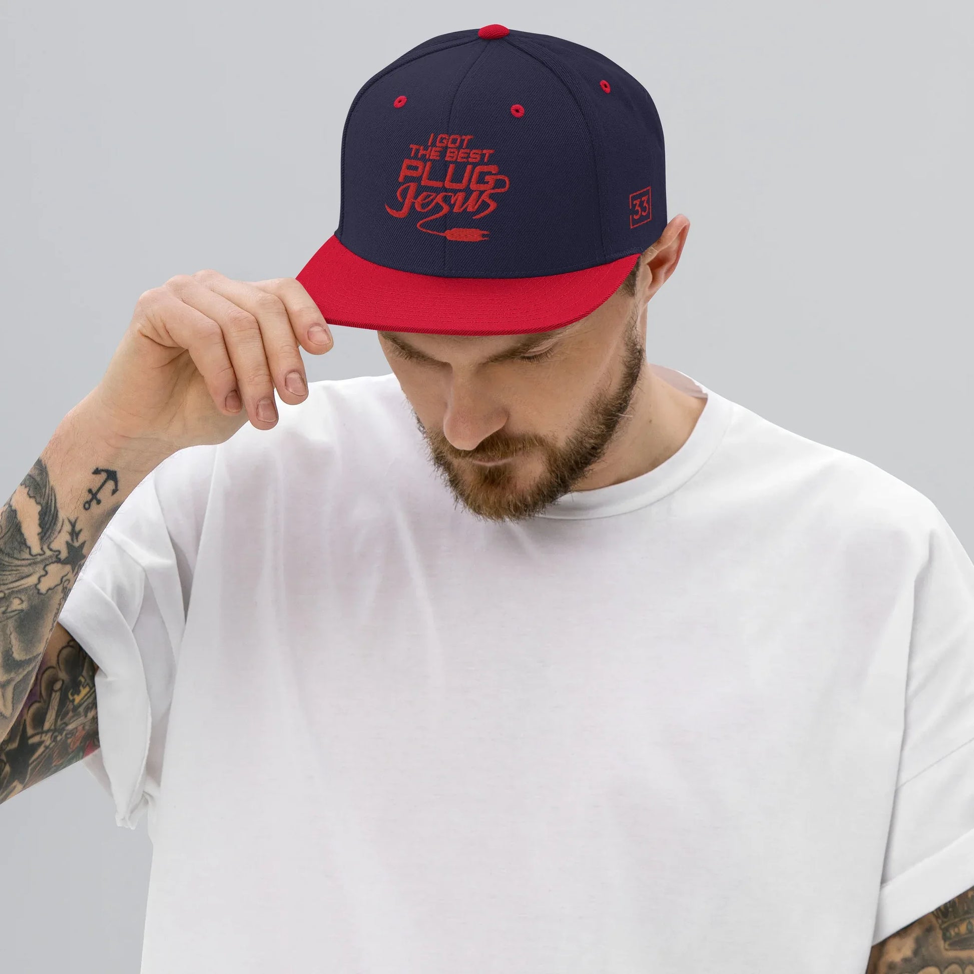 I GOT THE BEST PLUG Snapback Hat - Da G.A.T.E 33