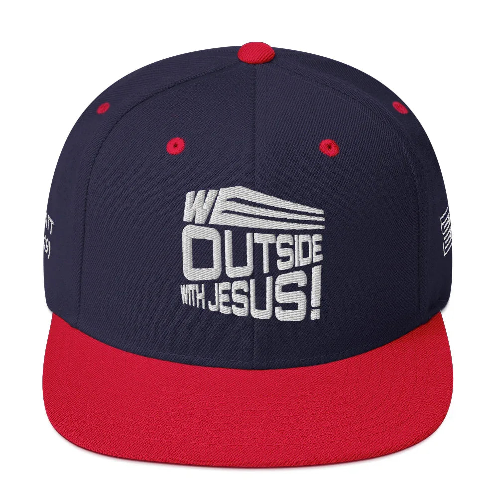 WE OUTSIDE-W-JESUS Snapback Hat - Da G.A.T.E 33