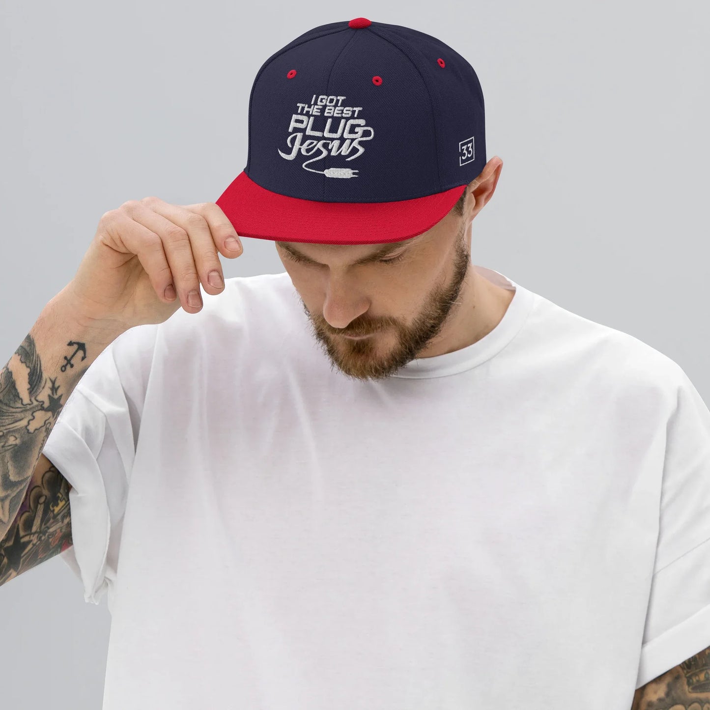 I GOT THE BEST PLUG Snapback Hat - Da G.A.T.E 33