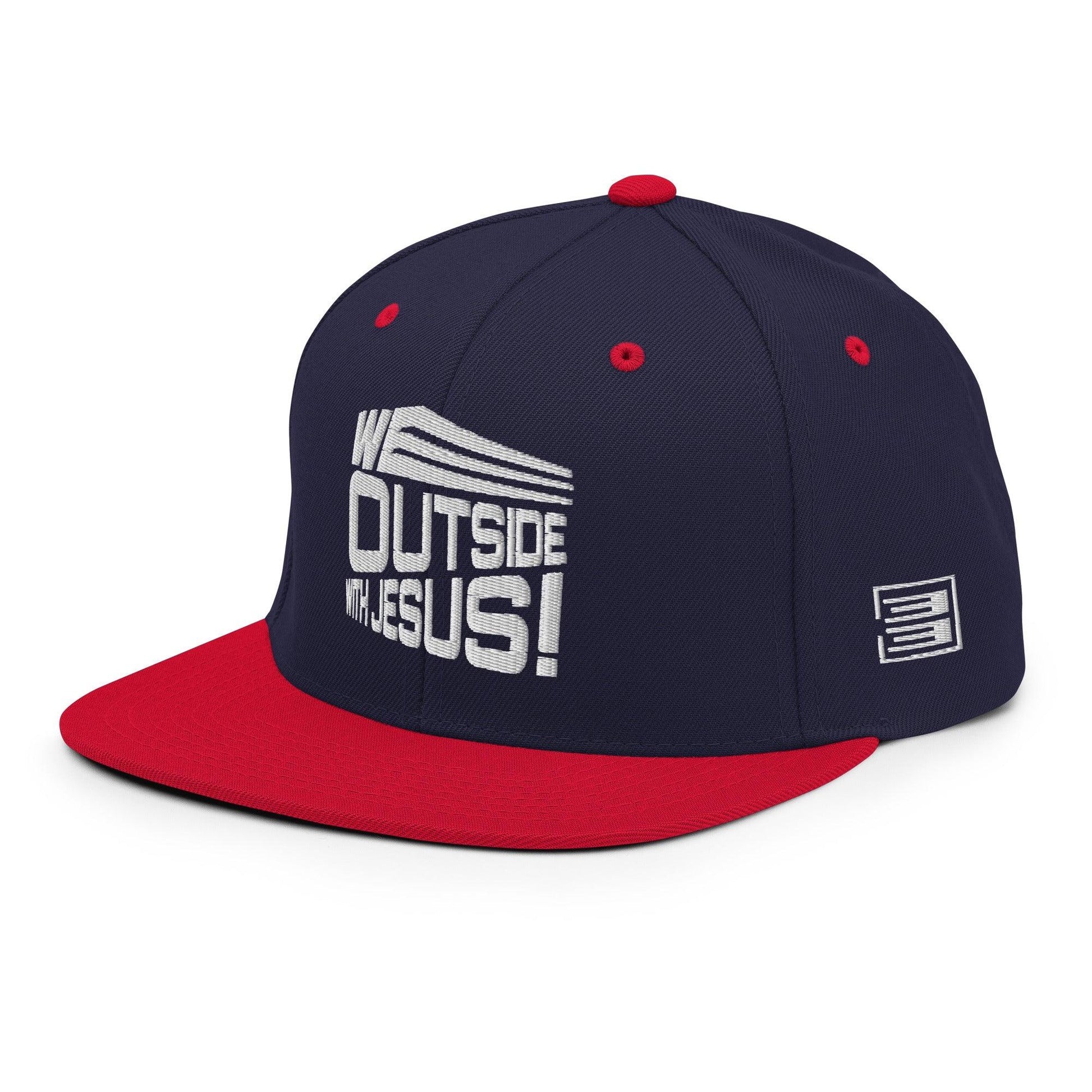WE OUTSIDE-W-JESUS Snapback Hat - Da G.A.T.E 33