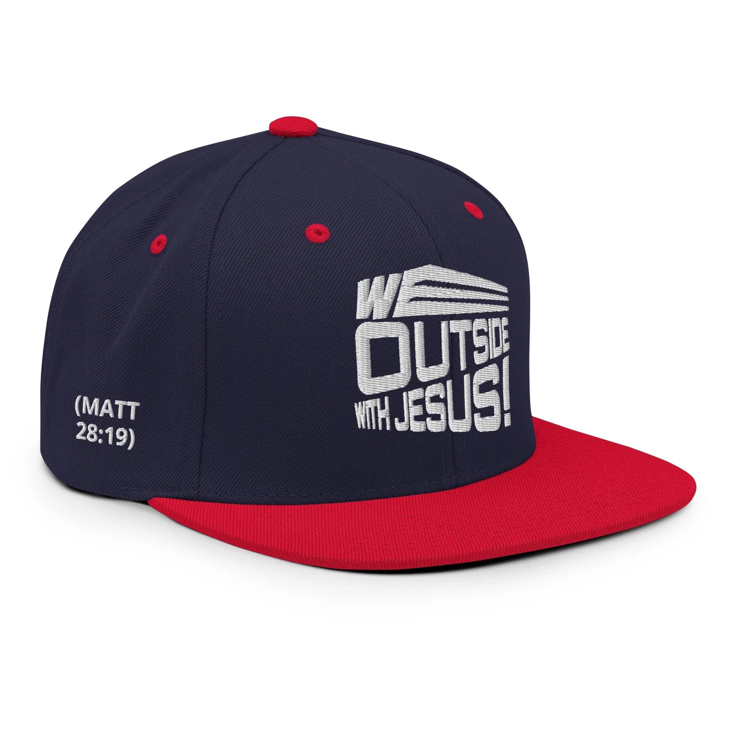 WE OUTSIDE-W-JESUS Snapback Hat - Da G.A.T.E 33