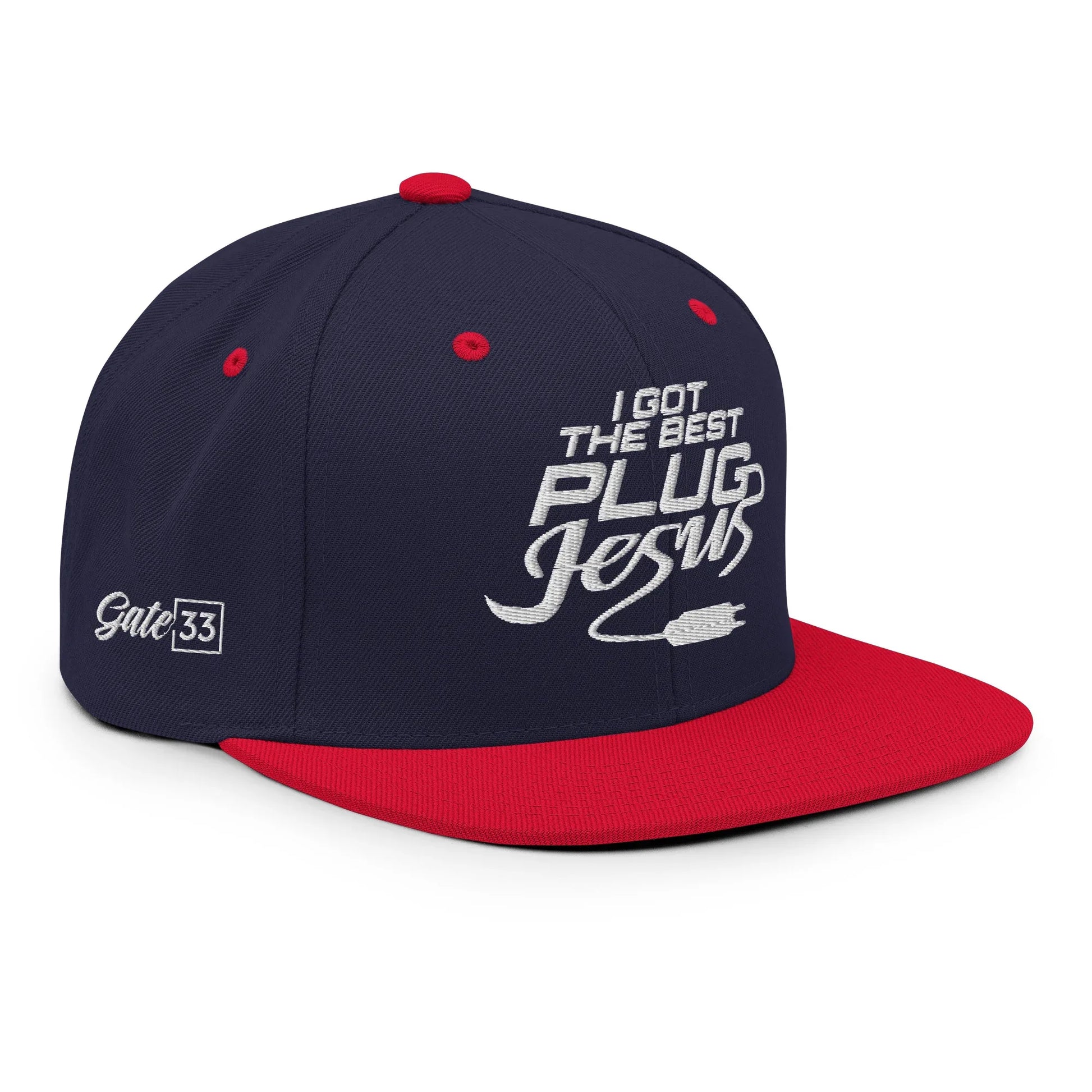 I GOT THE BEST PLUG Snapback Hat - Da G.A.T.E 33