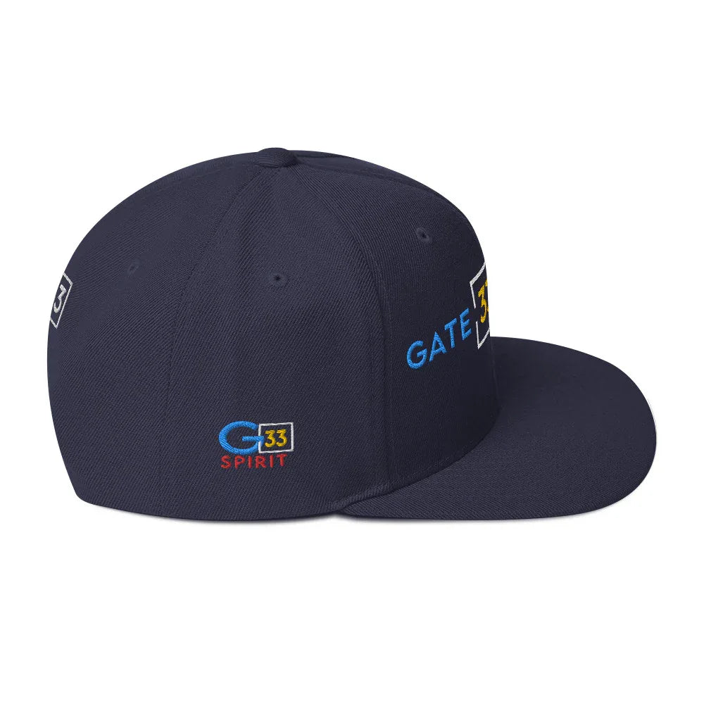 G33 Spirit Snapback Hat - Da G.A.T.E 33