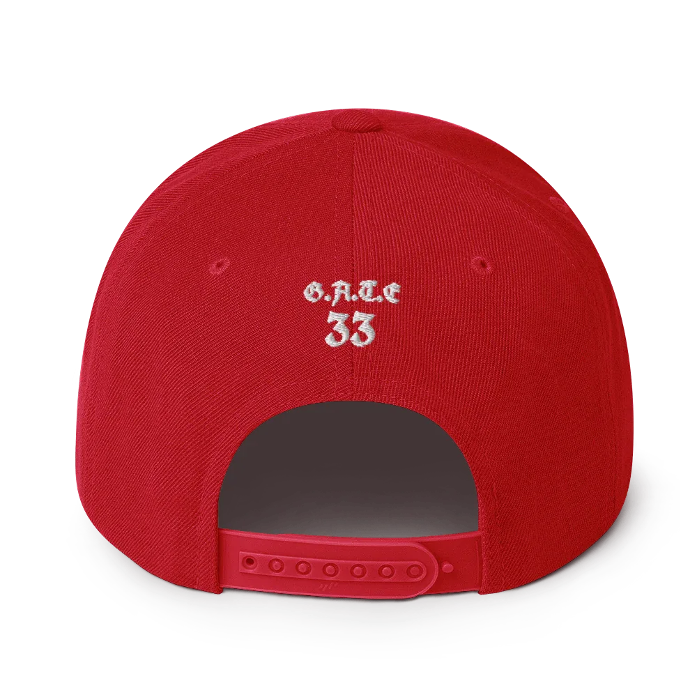 OG 33 Snapback Hat - Da G.A.T.E 33