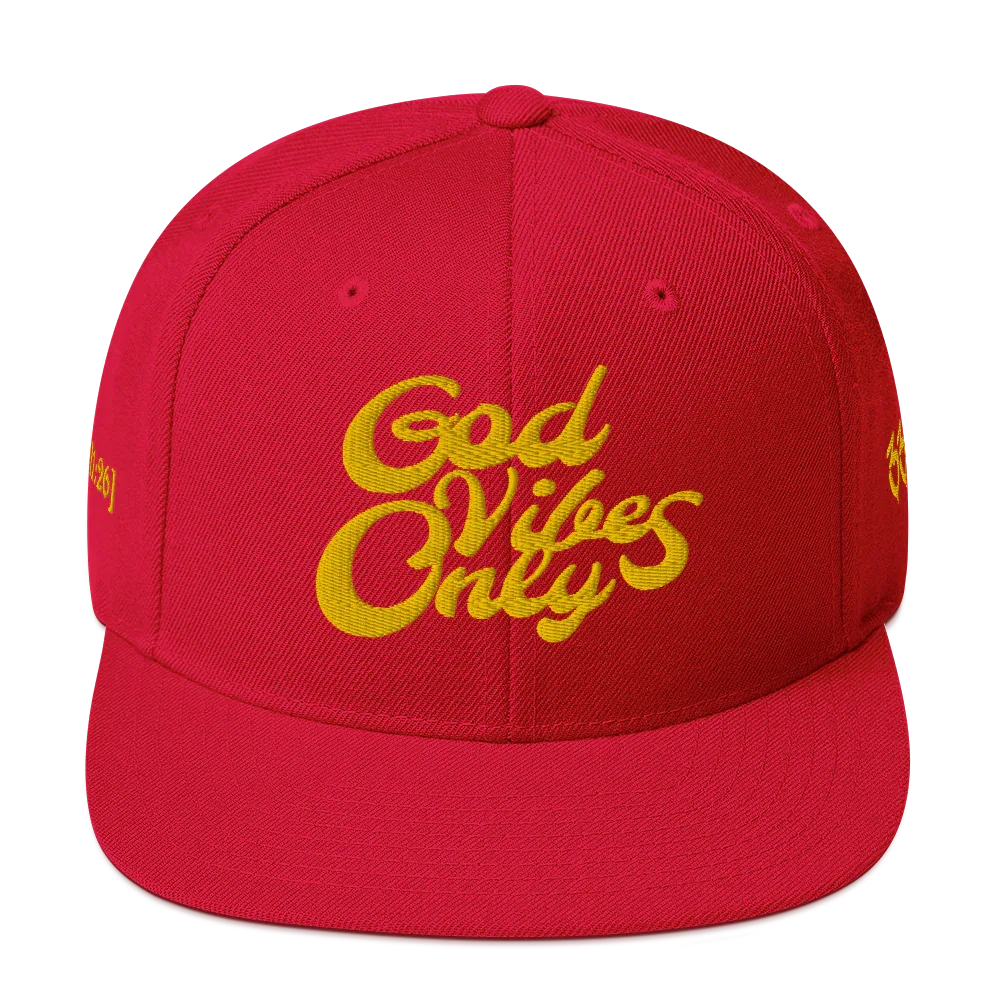 God Vibes Only Snapback Hat - Da G.A.T.E 33