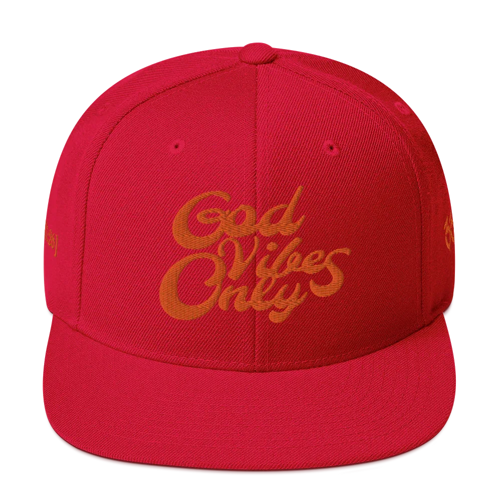 God Vibes Only Snapback Hat - Da G.A.T.E 33