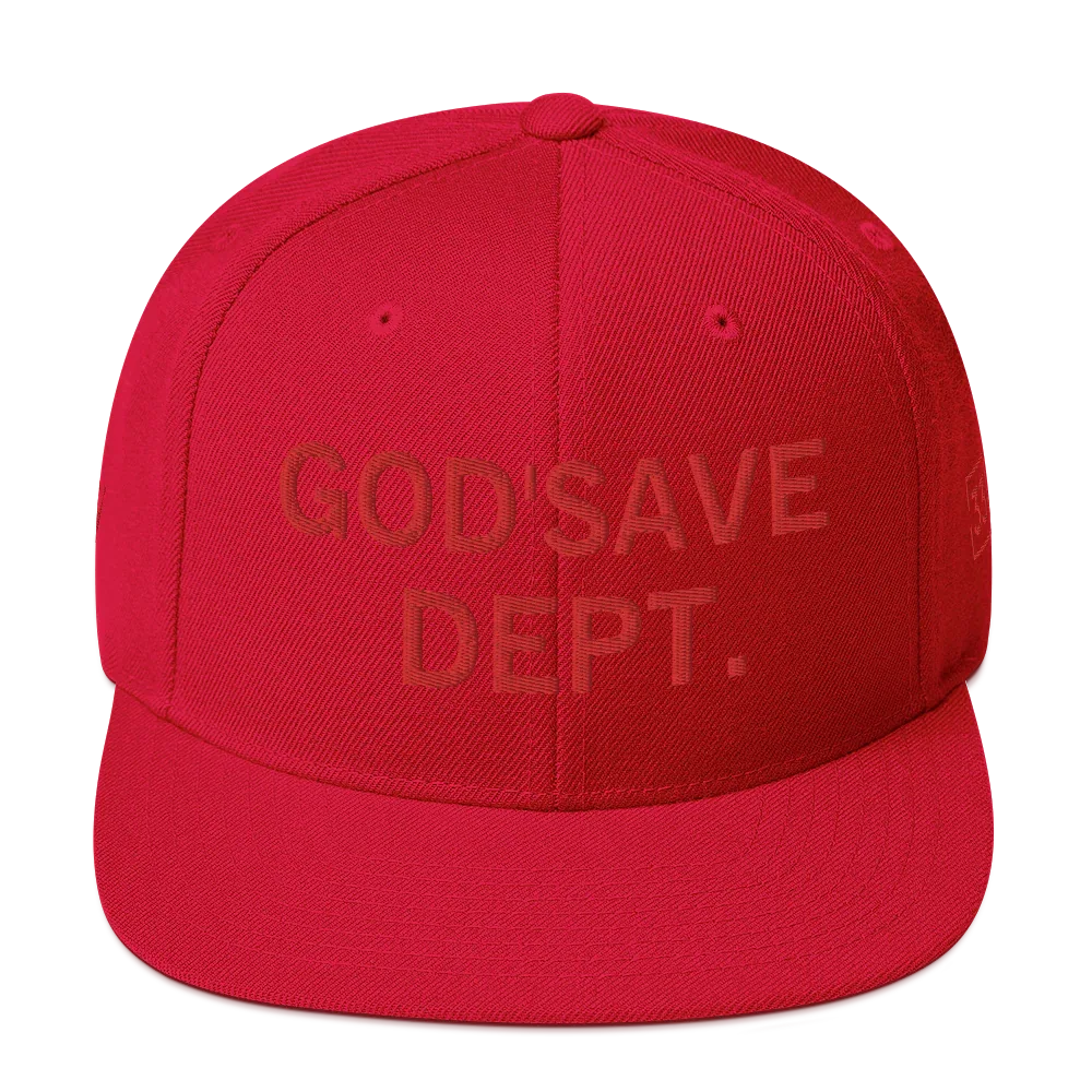GOD'SAVE DEPT. Snapback Hat - Da G.A.T.E 33