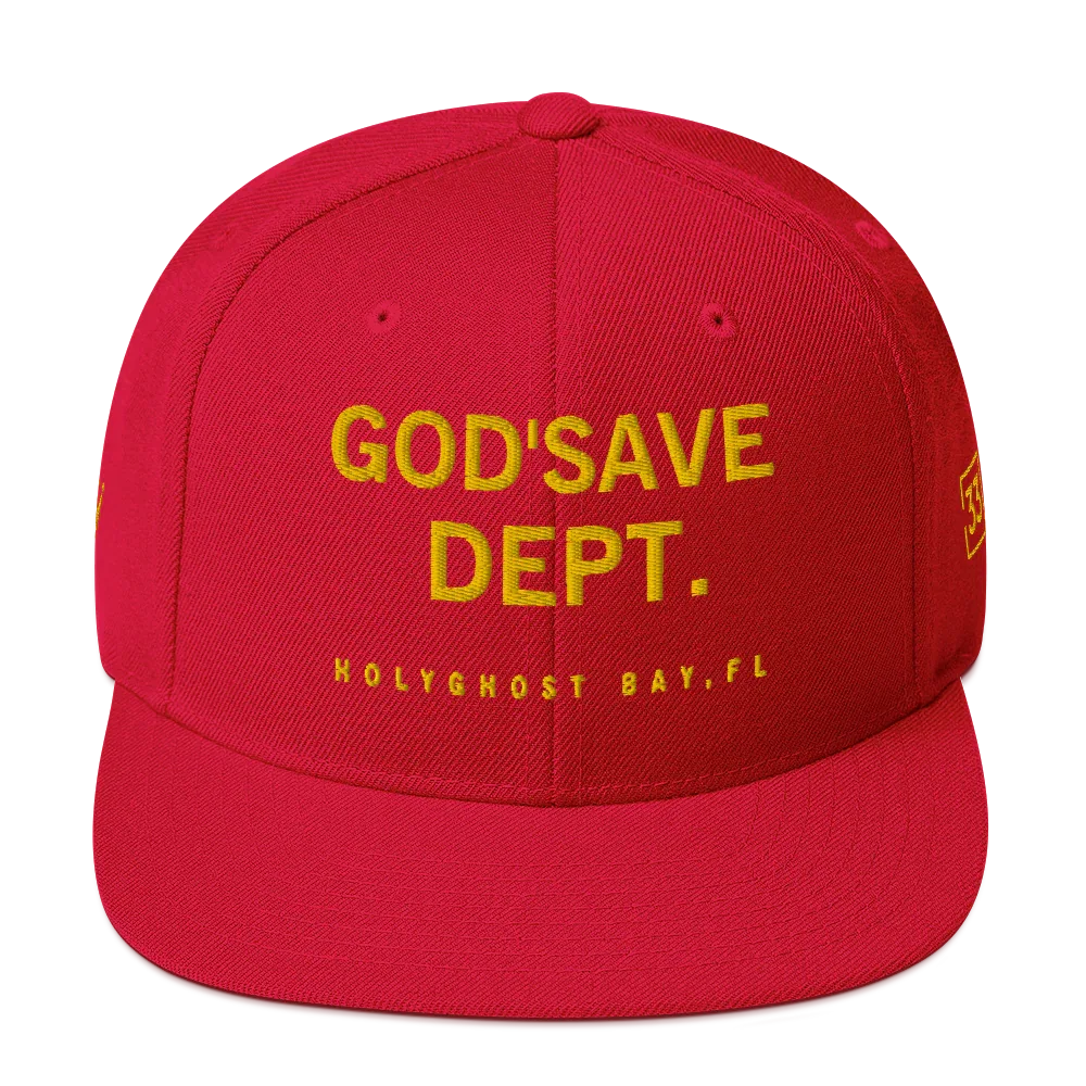 GOD'SAVE Snapback Hat - Da G.A.T.E 33