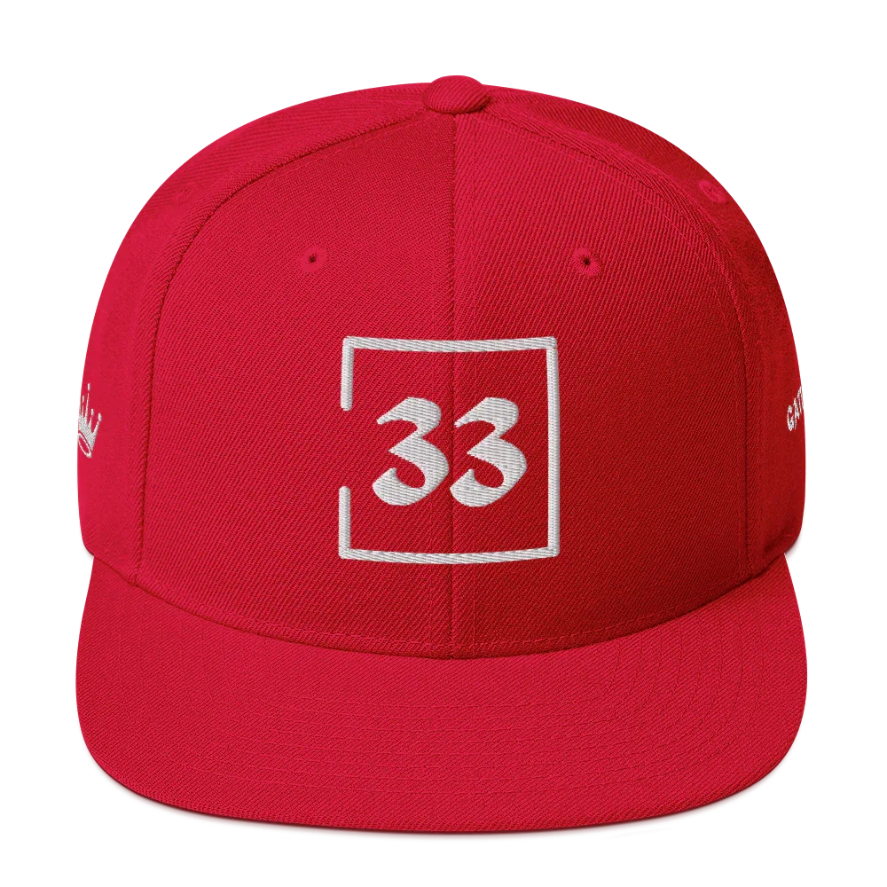 33 Snapback Hat - Da G.A.T.E 33