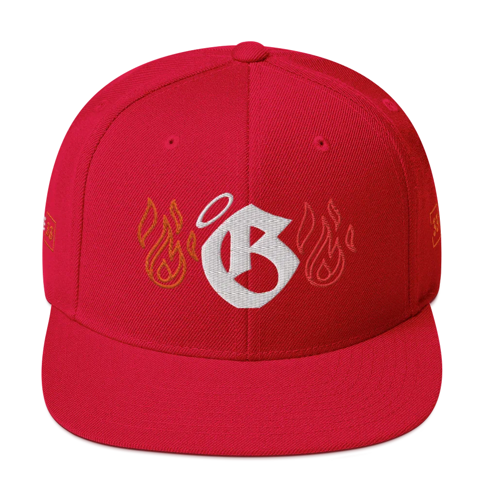 G Flames Snapback Hat - Da G.A.T.E 33