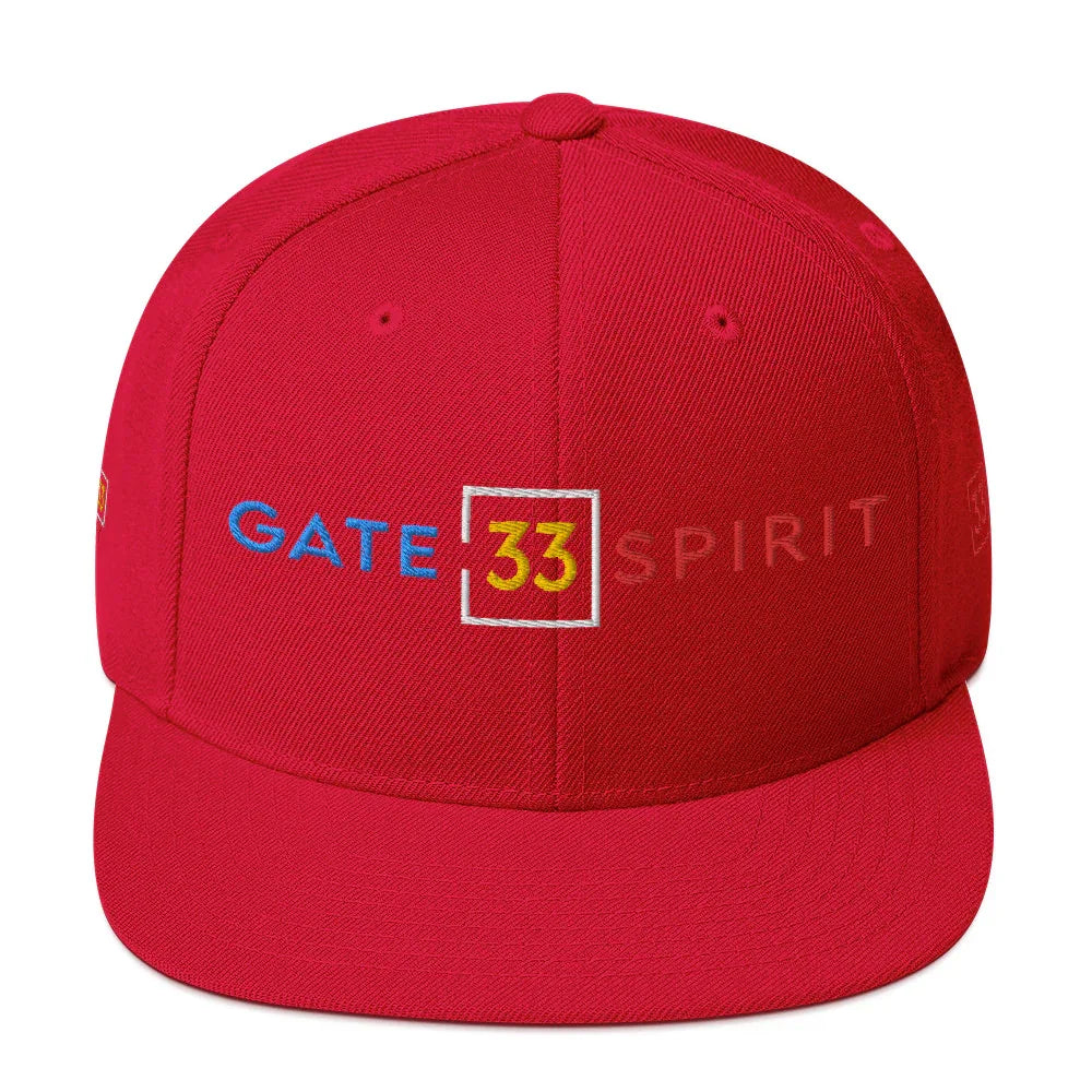 G33 Spirit Snapback Hat - Da G.A.T.E 33