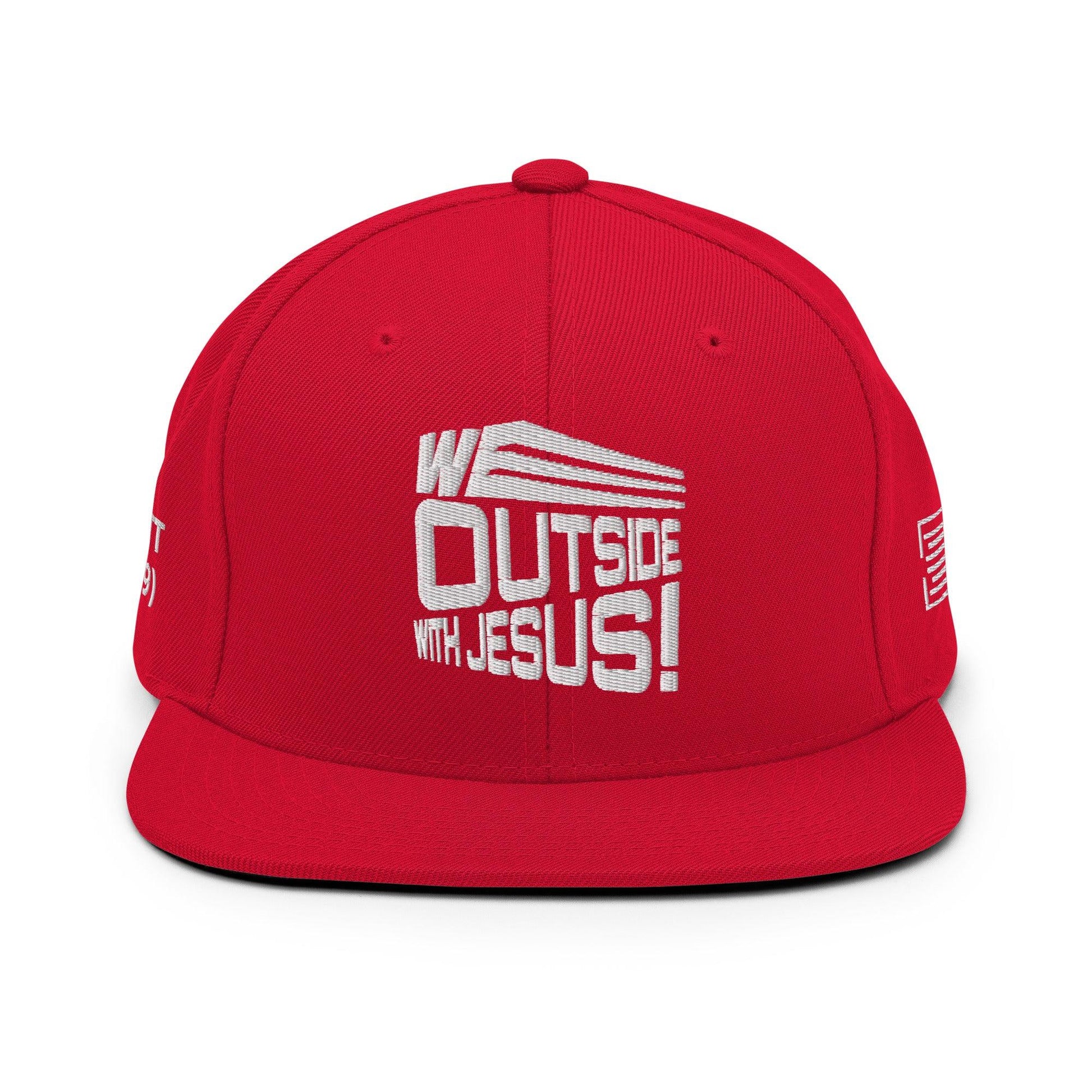 WE OUTSIDE-W-JESUS Snapback Hat - Da G.A.T.E 33