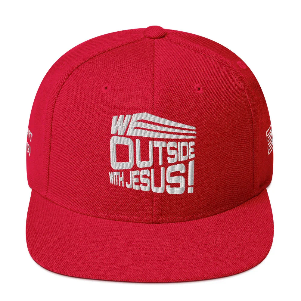 WE OUTSIDE-W-JESUS Snapback Hat - Da G.A.T.E 33