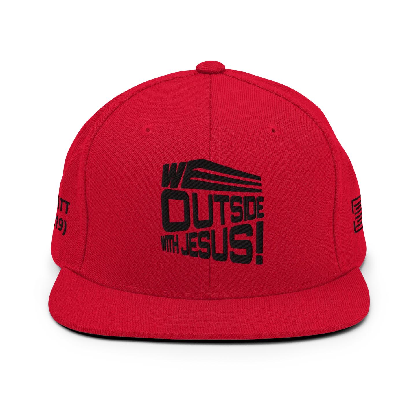 WE OUTSIDE-W-JESUS Snapback Hat - Da G.A.T.E 33