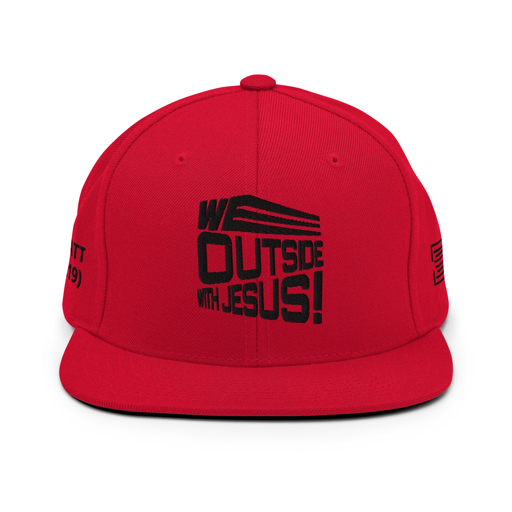 WE OUTSIDE-W-JESUS Snapback Hat - Da G.A.T.E 33