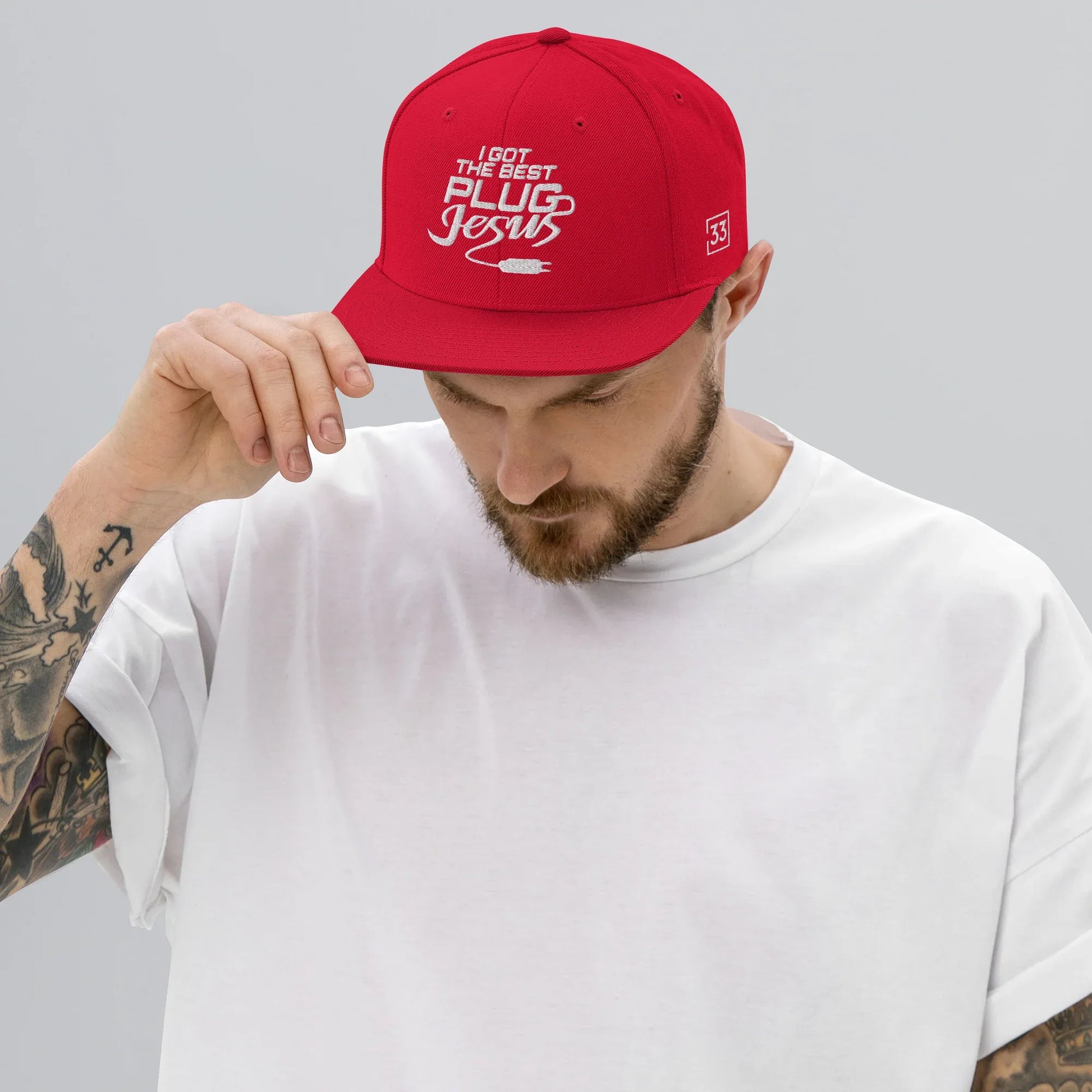 I GOT THE BEST PLUG Snapback Hat - Da G.A.T.E 33