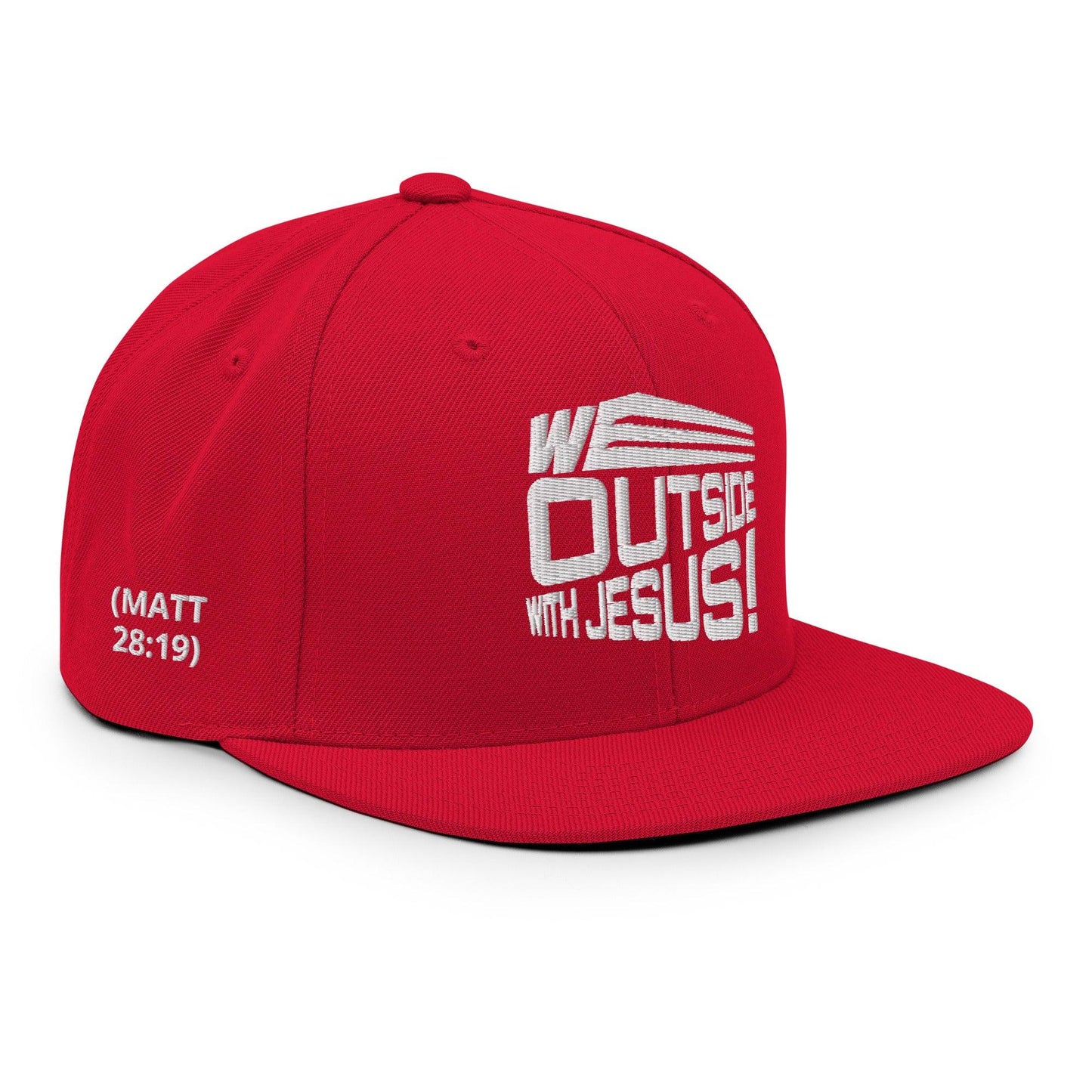 WE OUTSIDE-W-JESUS Snapback Hat - Da G.A.T.E 33