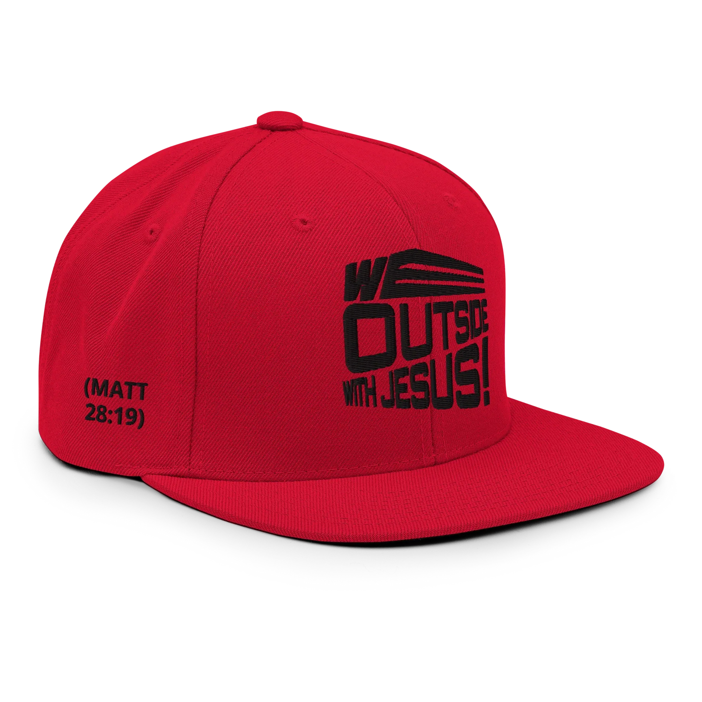 WE OUTSIDE-W-JESUS Snapback Hat - Da G.A.T.E 33