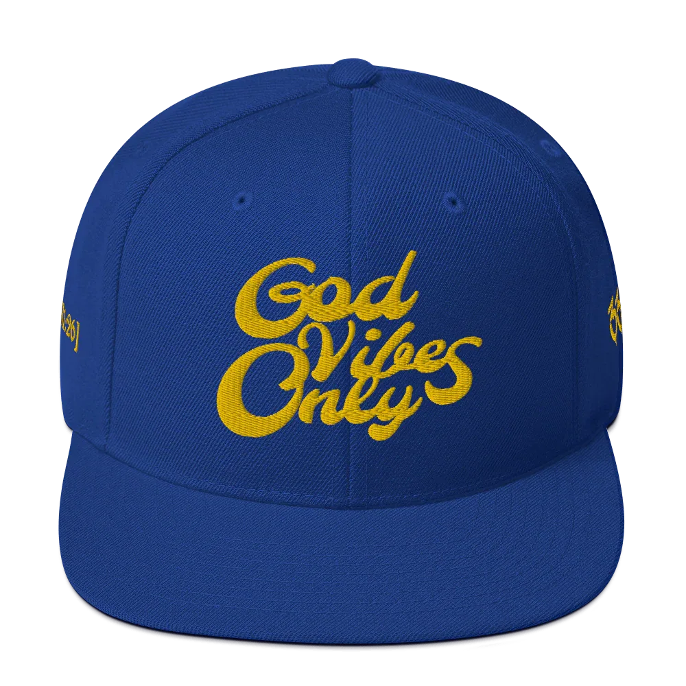 God Vibes Only Snapback Hat - Da G.A.T.E 33